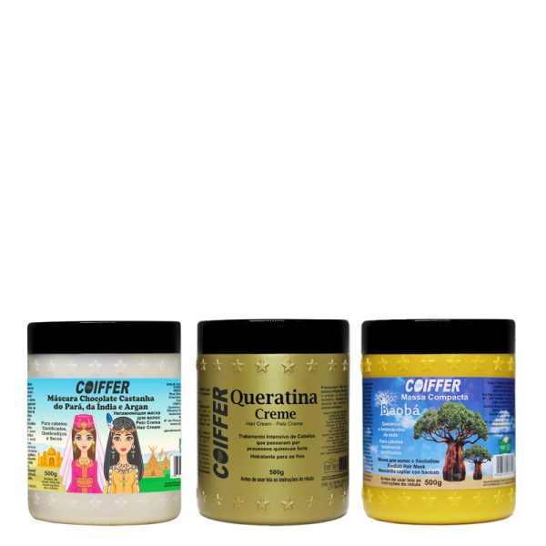 Kit Cronograma Capilar Coiffer
