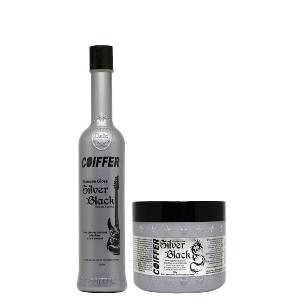 Kit Silver Black Tonalizante Coiffer