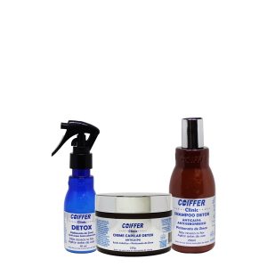 KIT CLIENTE DETOX ANTICASPA COIFFER(3 UNIDADES)