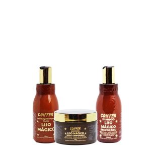 KIT CLIENTE LISO MAGICO COIFFER(3 UNIDADES)