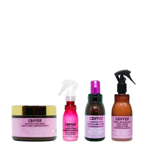 KIT CLIENTE CABELOS BEM COMPORTADINHOS COIFFER(4 UNIDADES)