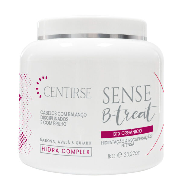 Alinhamento Capilar Btx Organico Centirse Sense B-Treat 1kg